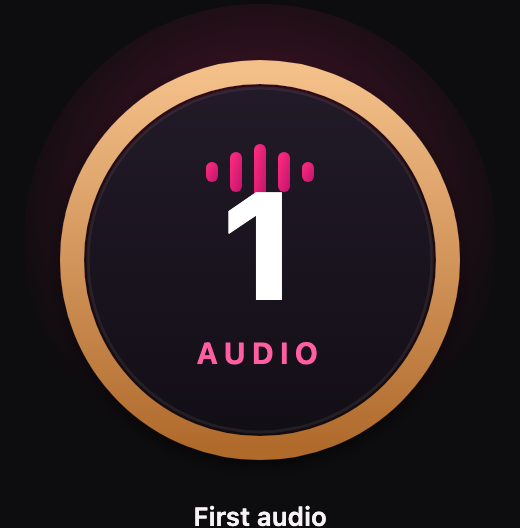 First audio